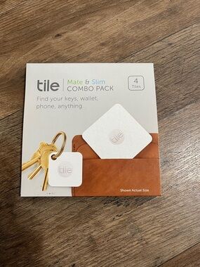Tile Mate & Slim Combo Pack (White) - 4 Pack